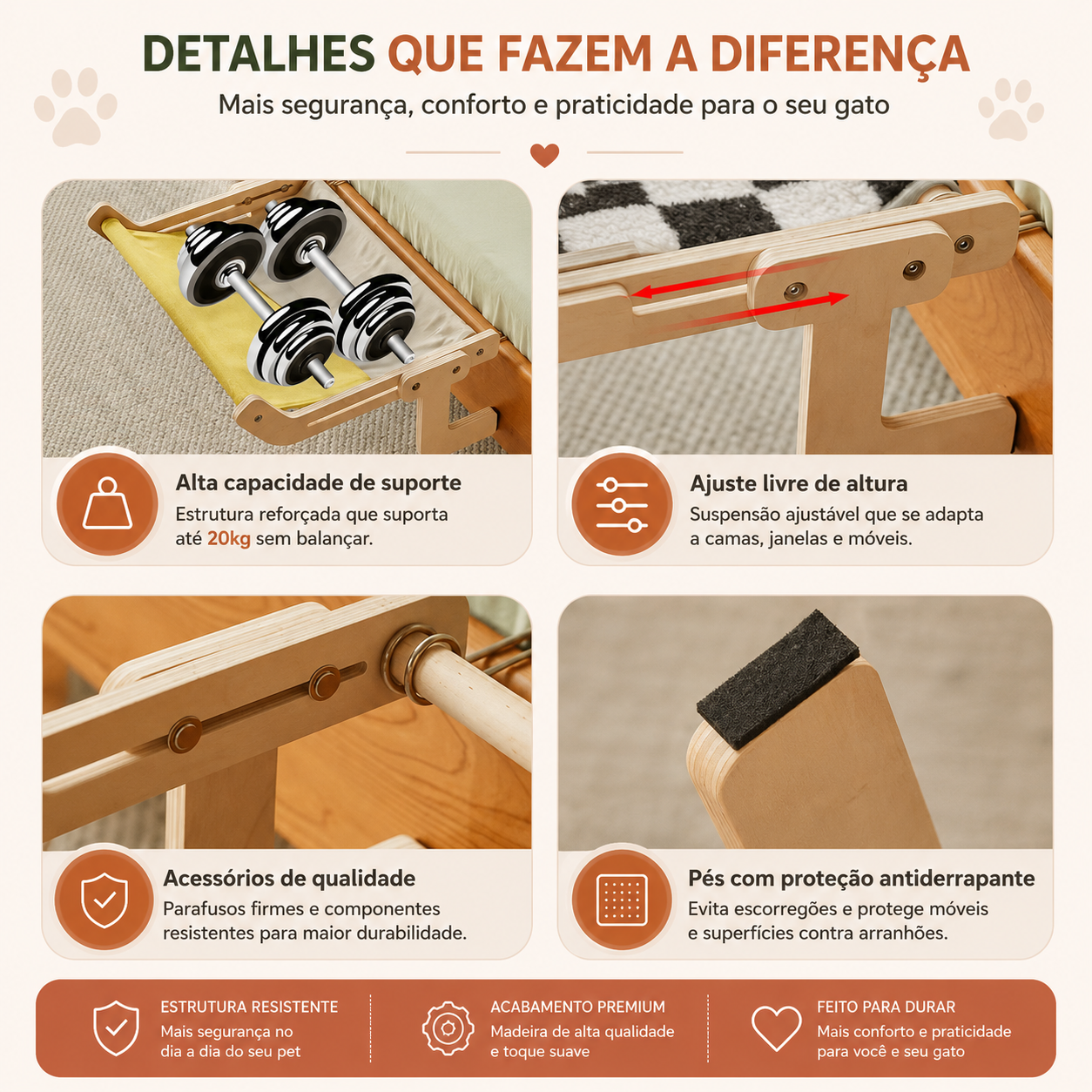🐾 Caminha Suspensa para Móveis – Seu Pet Sempre ao Seu Lado