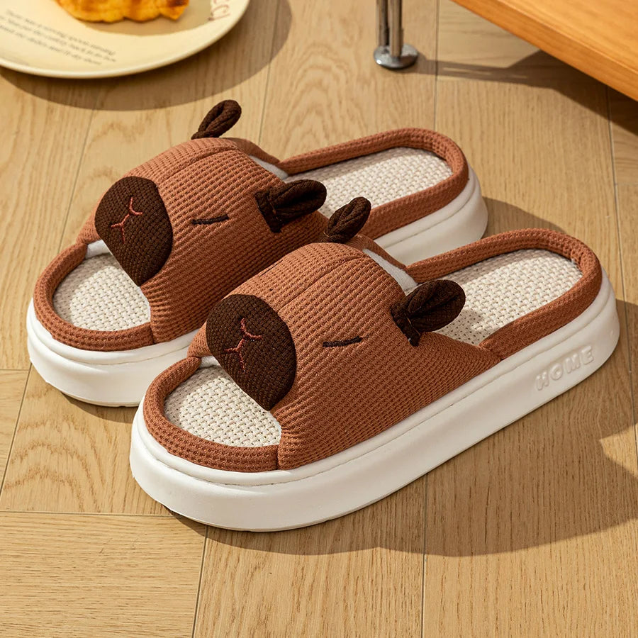 Pantufa Capivarinha - Seus Pés Sempre Quentinhos