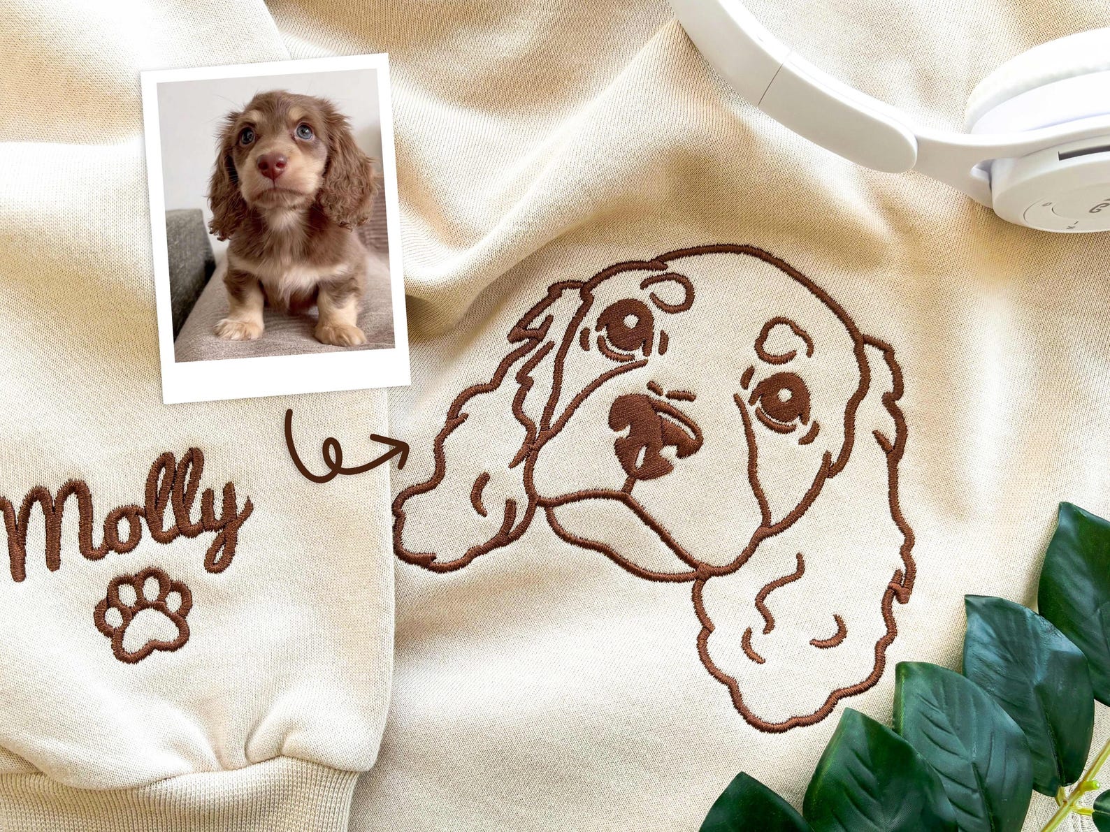 Casaco Bordado Love Pet- Eternize seu Pet com Você