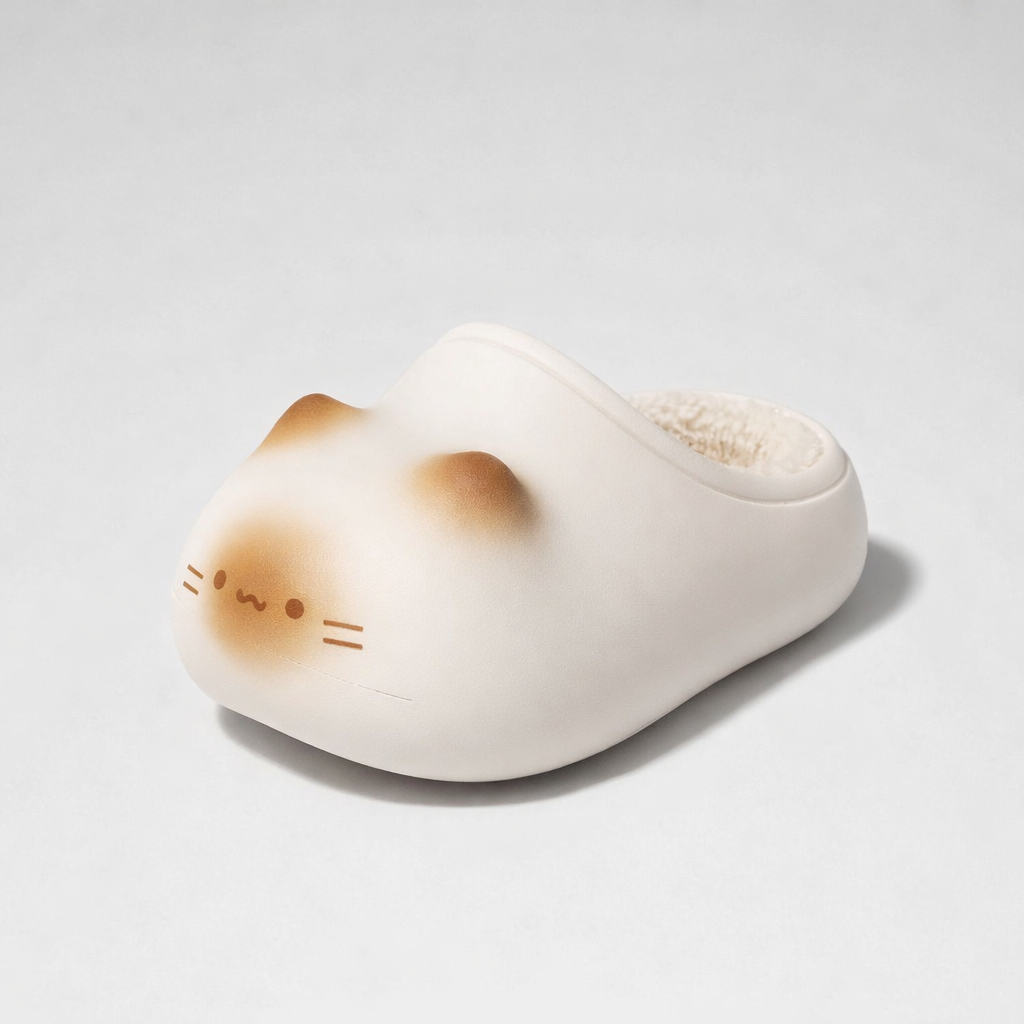 Pantufa Patinha de Gato — Deixa Pegadas no Chão 🐾