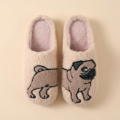 Pantufa Cachorro Pug - Seus Pés Sempre Quentinhos
