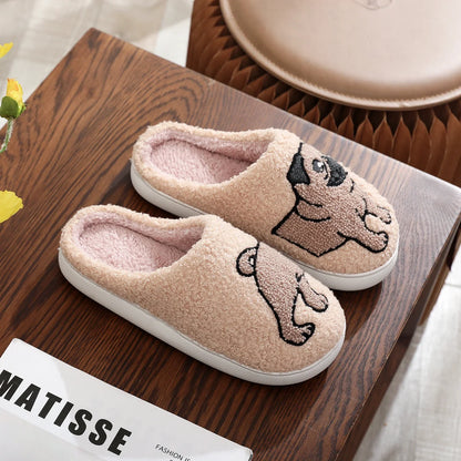 Pantufa Cachorro Pug - Seus Pés Sempre Quentinhos