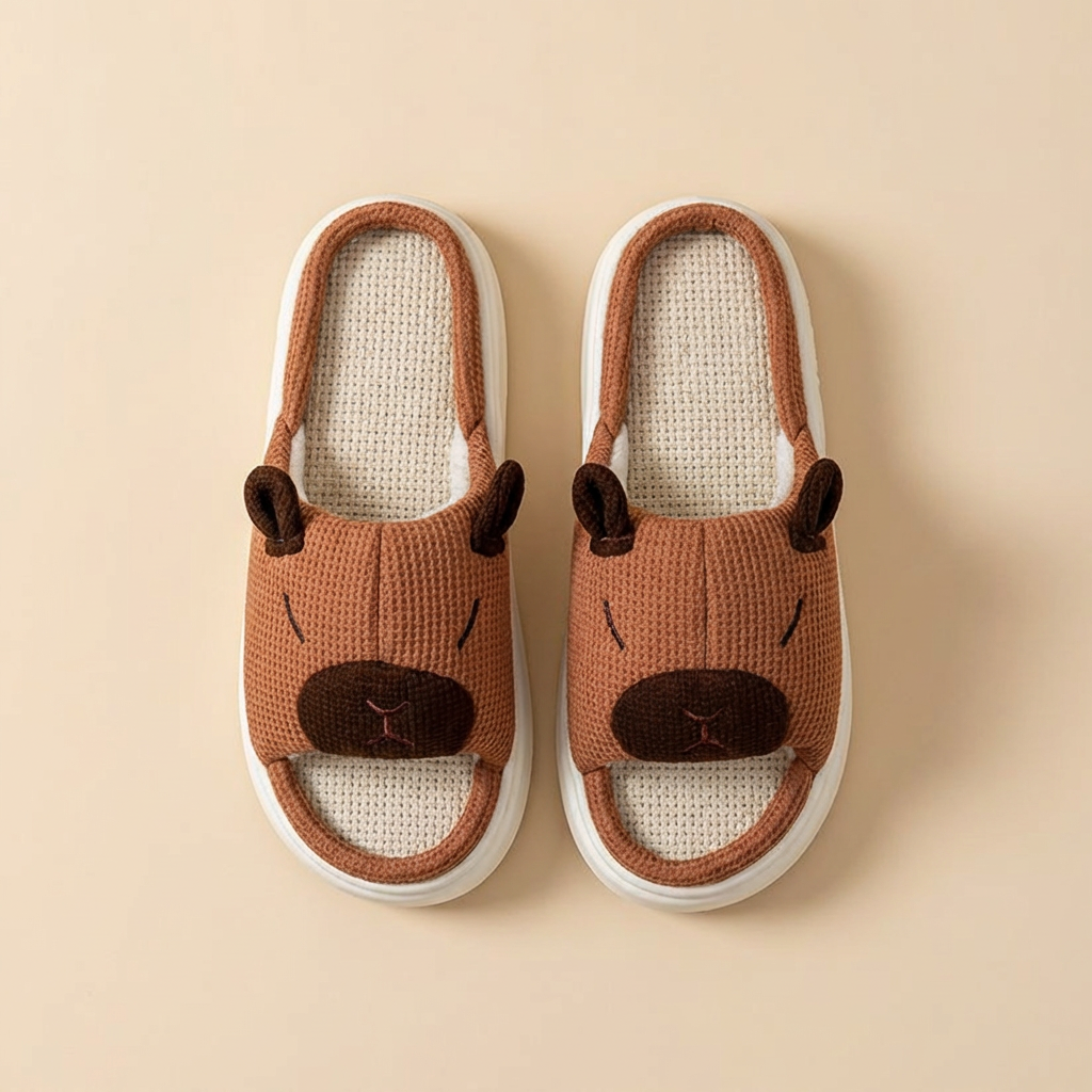 Pantufa Capivarinha - Seus Pés Sempre Quentinhos